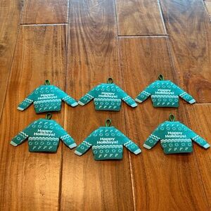 Spurs Holiday Sweater Ornaments